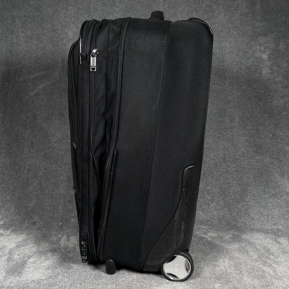 Tumi T-Tech 22" Expandable Rolling Carry On Suitcase Black Ballistic Nylon View 6